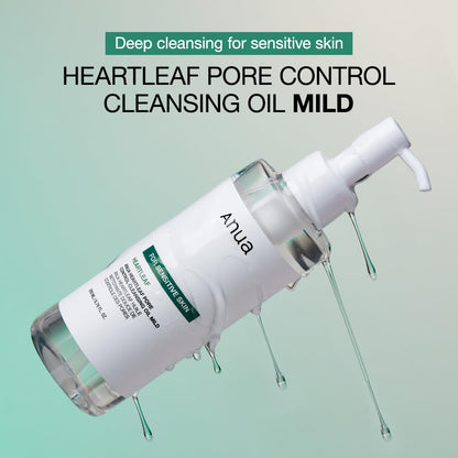 anua heartleaf pore cleansing oil mild