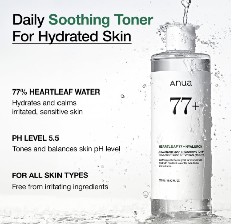 Anua Heartleaf 77 Soothing Toner