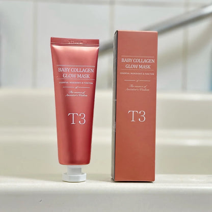 T3 Collagen Glow Mask – Achieve Radiant, Youthful Skin